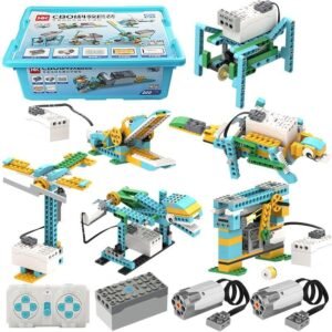 Iduino 606 Pcs Cb01 52 In 1 Science And Education Diy Programming Robot Early Education Puzzle Building Block Toys Set For Children Kids High-Tech Set
