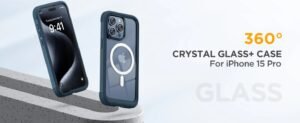 360° Full-Body Protection Case for iPhone 15 / 16 Pro Max – Built-in Screen Guard + Camera Protector | MagSafe Compatible