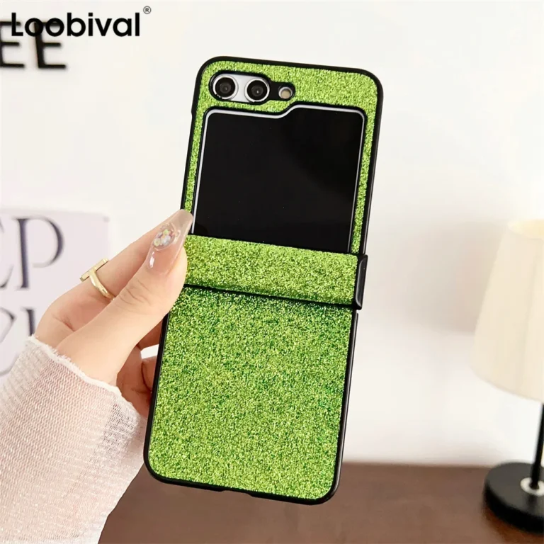 Bling Glitter Cortex Phone Case for Samsung Galaxy Z Flip3 Flip4 Flip5
