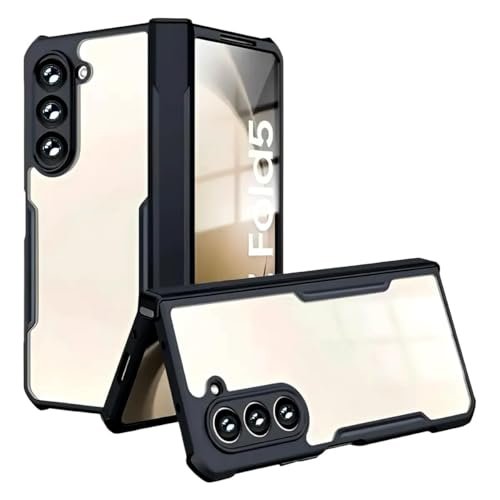 Joy Clear Transparent Case For Samsung Galaxy Z Fold4, 5 & 6 Back Cover, Ultra Thin Clear Case.