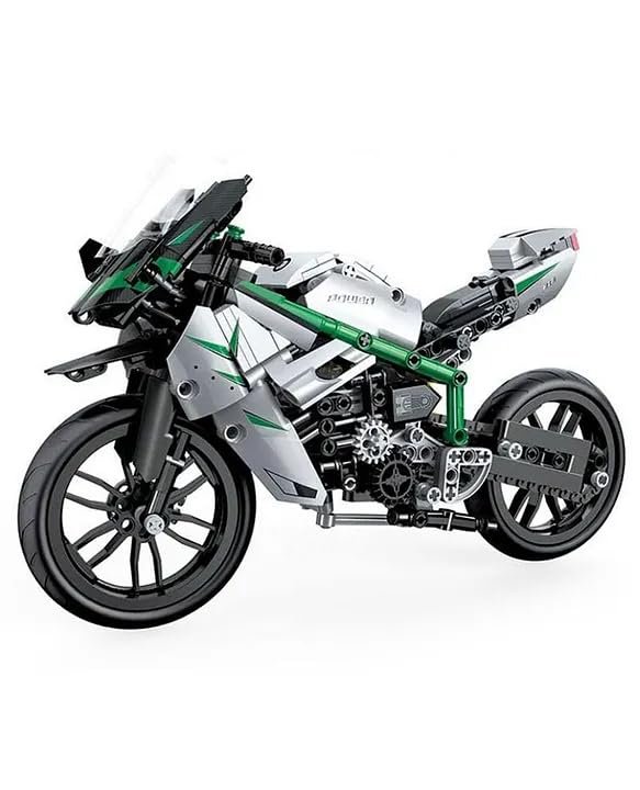 Kawaii Kart | Tech-Storm Brick Toys Heavy Motorcycle Power Sportsbike Building Blocks Set 600 Pieces | Bike Educational Construction Learning Brick Stem Diy Collectible Toy