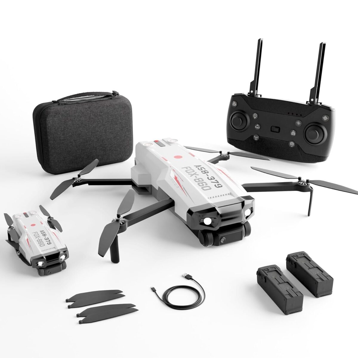 Lifelong Foldable Drone Toy For Kids | Dual Vga Camera |30 Mins Fly Time - 2 Batteries| 120° Wide Angle, 360° Flip, Altitude Hold |2X 1200Mah Batteries, App Control | Brushless Motor, 200-250Ft Range - Image 7