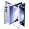 Oretech For Samsung Galaxy Z Fold 5 Case/Cover With Built-In Screen Protector And Hinge Protection - Ultra Thin Transparent Flexible Tpu Bumper - Matte Clear