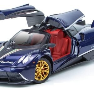 Sky Tech® Pagani Huayra 1:32 Model Car Exclusive Alloy Metal Pull Back Die-Cast Car Diecast Metal Toy Car With Openable Doors & Light Music Best Gifts Toys Kids【Colors As Per Stock】