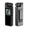 Smars Pocket Body Camera With Audio And Video Recording, 1080P Full Hd, 180° Flip Lens, Night Vision