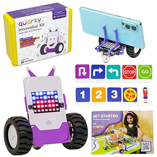 Stempedia Quarky Innovator Kit | Best AI Robot Toy Kit For 7+ Year Kids | Learn Robotics With 30+ Interesting AI And Ml Projects