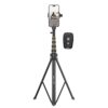 Tygot X-1 Pro 78-Inches Aluminium Tripod With Bluetooth Remote, Mobile Holder, Phone Stand For Ring Light, Gopro & Camera, Light Stand For Video Recording, Shooting, Streaming, Reels, Youtube