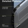 Ux Compatible With Iphone 13 Pro Case Back Cover Transprarent Frosted Matte Hard Stylish Protective Tpu Bumper Iphone 13 Pro Back Cover Case - Matte Clear