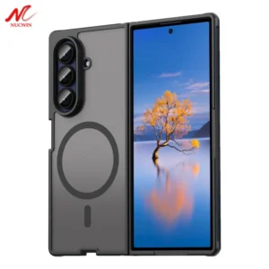Z Fold7 Cases Luxury Slim Matte Magsafe Case for Samsung Galaxy Z Fold 7 PC TPU Hybrid Armor Magnetic Wireless Charging Cover