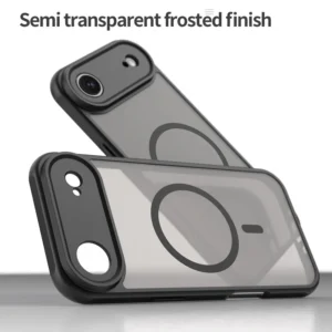 For iPhone 17 Air 17 Case Semi-Transparent Frosted Matte PC+TPU Anti-fingerprint Translucent Cover For iPhone17