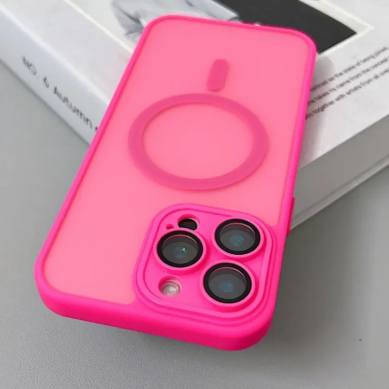 | Wholesale Price at Gaffar India Magnetic Luxury Matte Translucent Armor Shockproof Case For iPhone 16 15 14 13 12 11 Pro Max For Magsafe Wireless Charge Cover