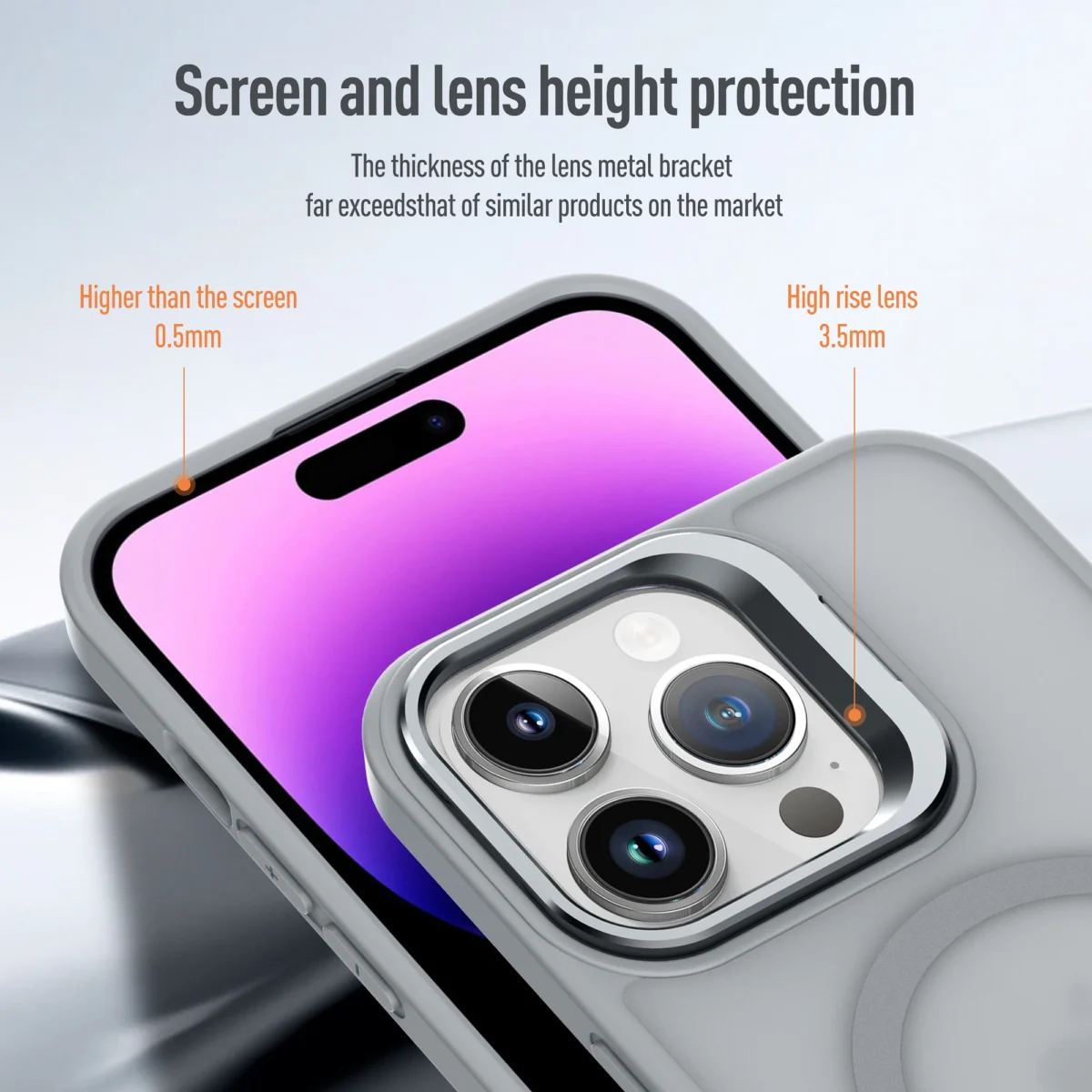 Metal Lens Stand Magnetic For Magsafe Case For iPhone 17 Air 16 15 14 13 12 Mini 11 Pro Max Plus Matte Wireless Charge Cover - Image 6
