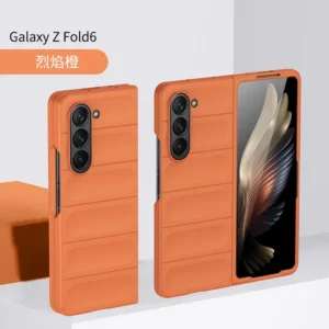 Skin Feel Case for Samsung Galaxy Z Fold 3 4 5 6 7 Fold7 Fold6 2-piece Set Protect Shockproof Cover Anti-Scratch Matte Non-Slip