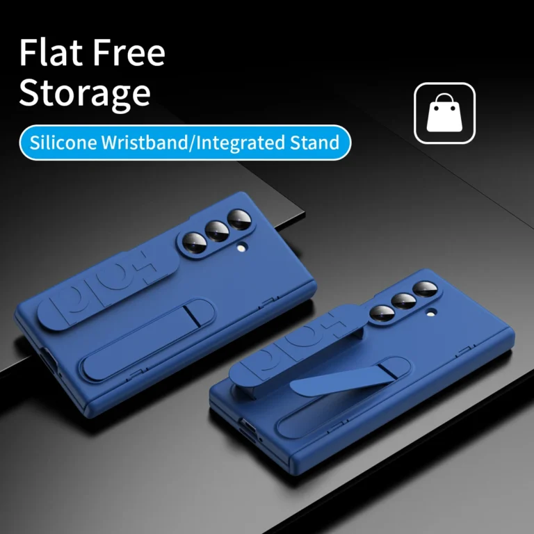 | Wholesale Price at Gaffar India For Samsung Galaxy Z Fold 7 6 5 4 3 Original Phone Case Hinge Protective Cover With Stand Glass Film Z Fold6 Silicone Grip Case