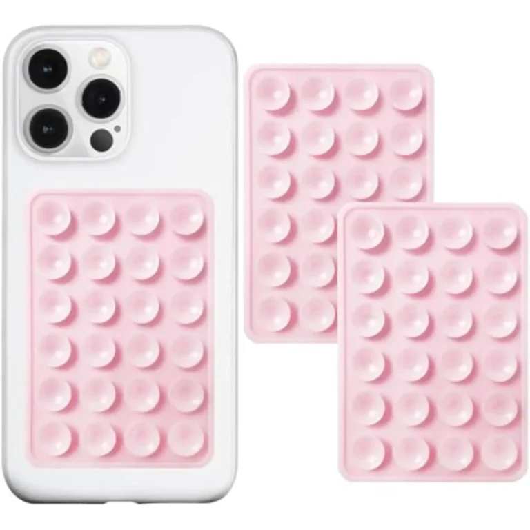 | Wholesale Price at Gaffar India 2 Pack Silicone Suction Phone Case Mount, Non Slip Sticky Phone Grip for Cellphone for Strong Grip Holder for Selfies and Videos