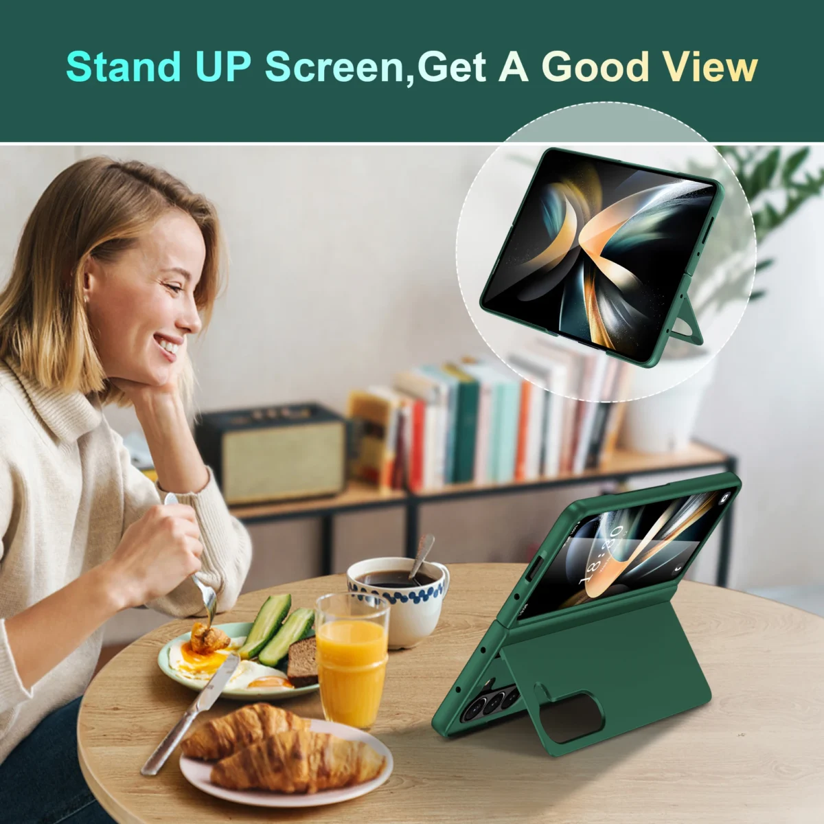 For Samsung Galaxy Z Fold 7 6 5 4 3 Fold7 Fold6 Fold5 Fold4 Fold3 5G Hard PC Bracket Folding Anti-fall Full Protection Cover - Image 5