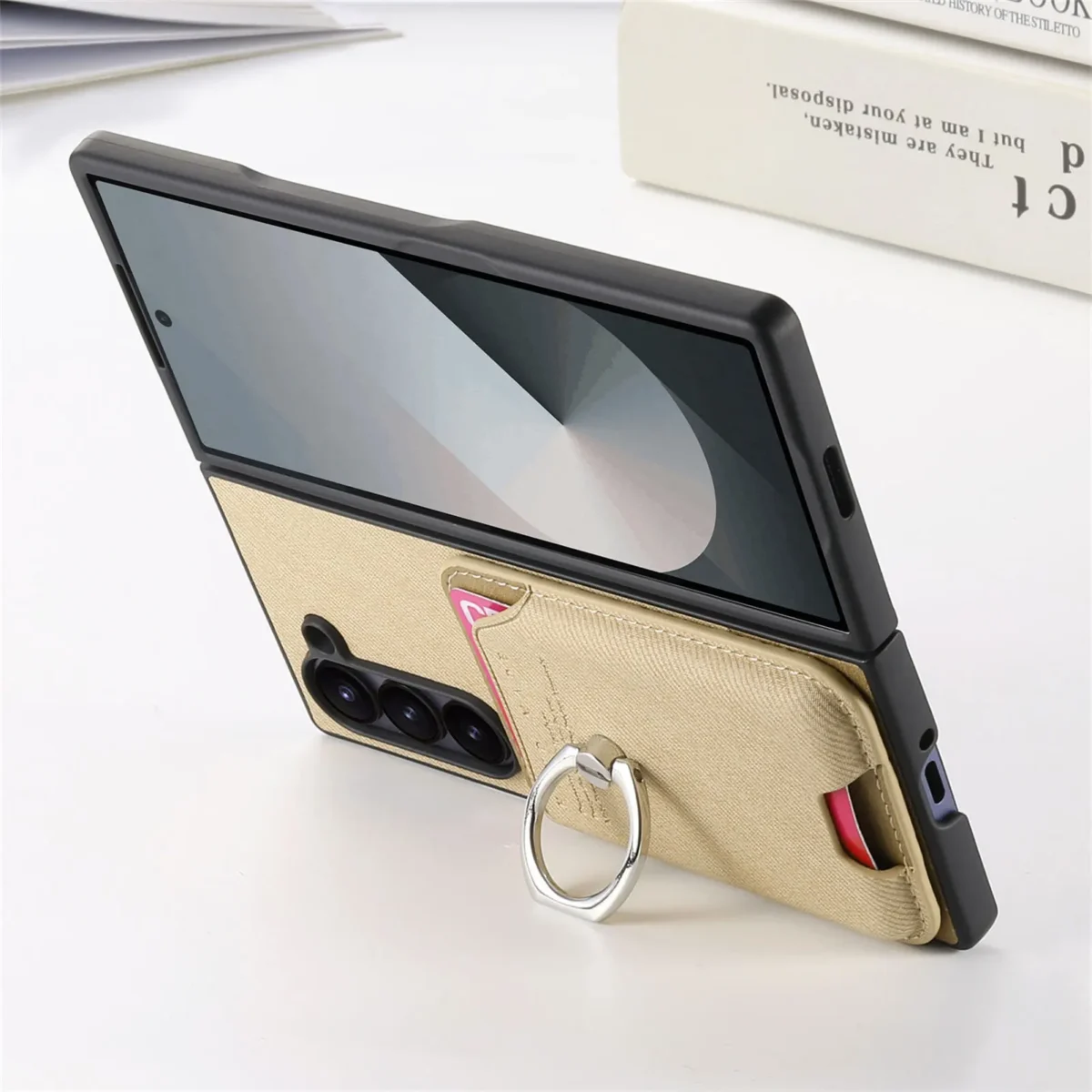 Detachable Magnetic Leather Wallet with Card Holder Bracket Phone Cover Case for Samsung Galaxy Z Fold7 Fold6 Fold5 Fold4 Fold3 - Image 10