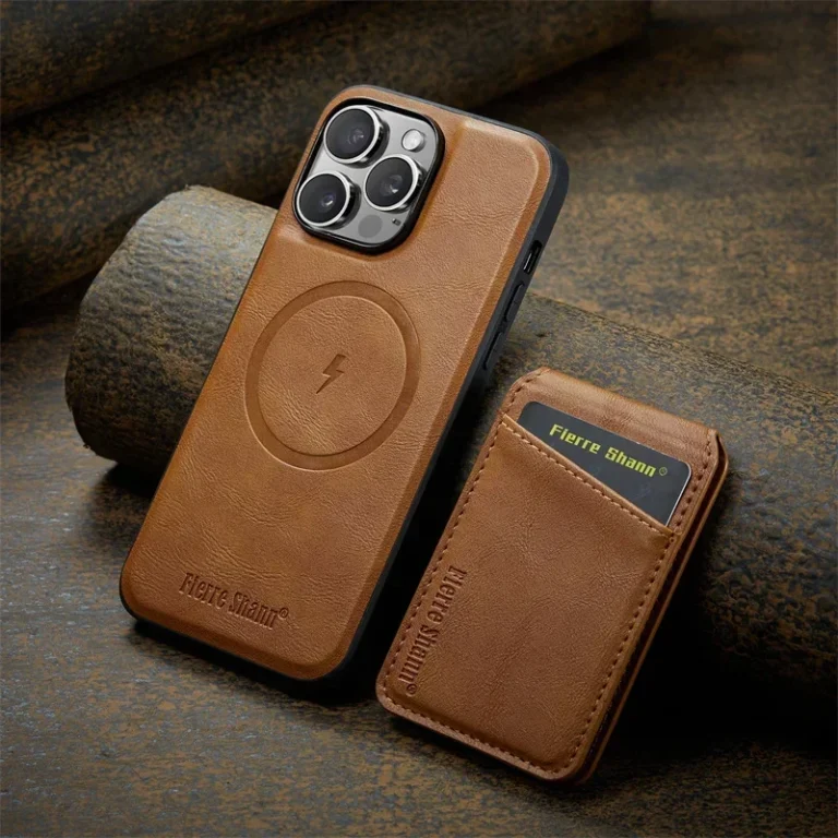 | Wholesale Price at Gaffar India 2 In 1 Magsafe Magnetic Leather Phone Case for iPhone 17 16E 16 15 14 13 12 11 Pro Max 16 Plus Wallet Card Holder Pocket Cover