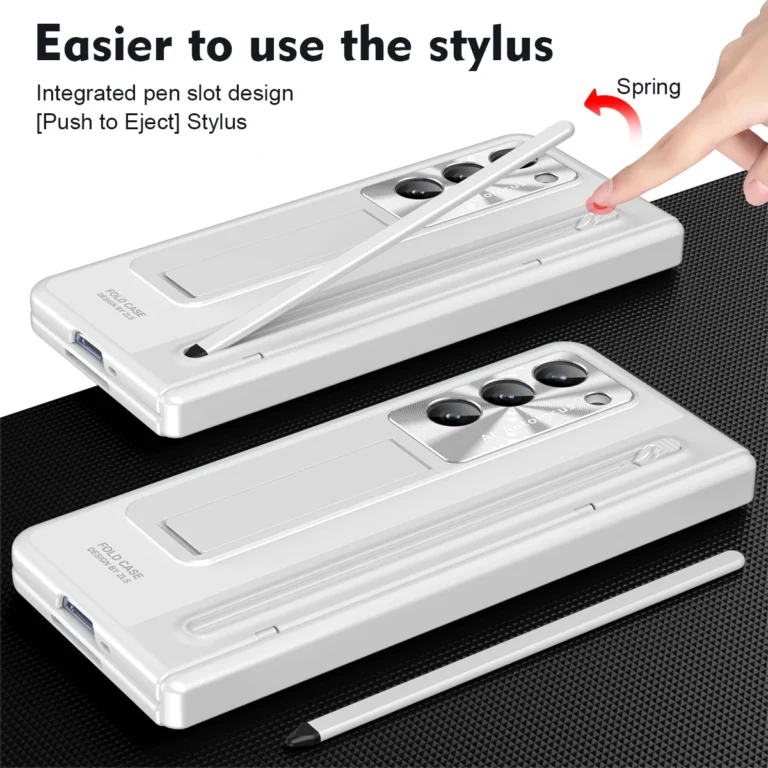 | Wholesale Price at Gaffar India 360 Full Protection Hinge Case For Samsung Galaxy Z Fold 5 4 6 3 Original With Touch Pen Folding Cover Tempered Glass Film Stand