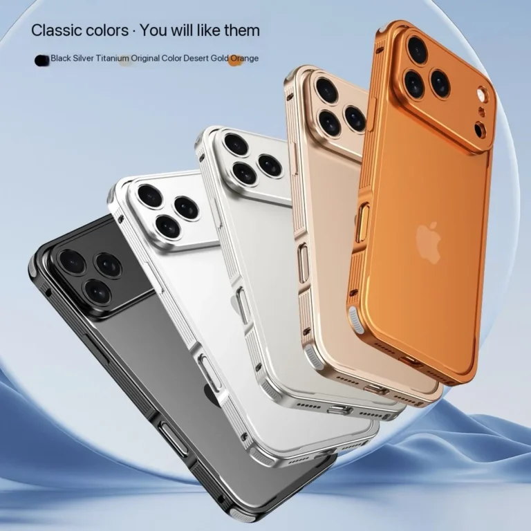 | Wholesale Price at Gaffar India Aviation Aluminum Alloy Frame Bumper Phone Case For iPhone 17 16 15 14 13 Pro Max Plus Metal Lens Protection Shockproof Cover