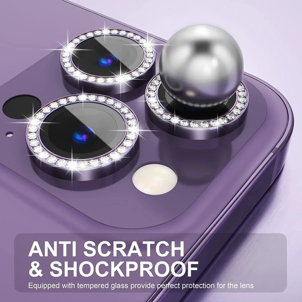 Glitter Diamond Camera Lens Protector Cover for iPhone 16 E 16E 16Pro 15 14 Pro Max Plus 13 12 Mini 11 14Pro 13Pro 14Plus 12Pro - Image 2