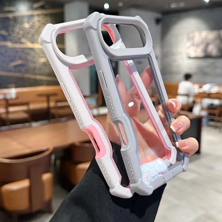 | Wholesale Price at Gaffar India Luxury Dual Layer Shockproof Clear Case for iPhone 17 Air 16 15 14 13 12 11 Pro Max Plus Hard Heavy Armor Transparent Phone Capa