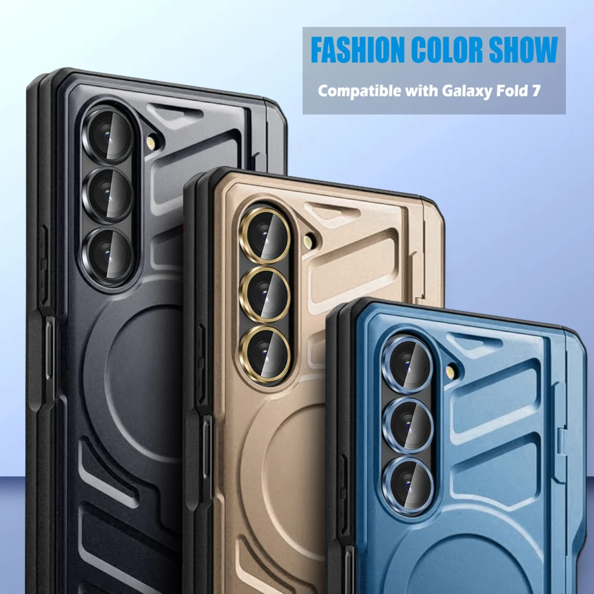 [1 Set ] Phone Camera Lens Protector for For Samsung Galaxy Z Fold 7 Individual Tempered Glass Lens Protector ZFold7 Fold7 5G - Image 4