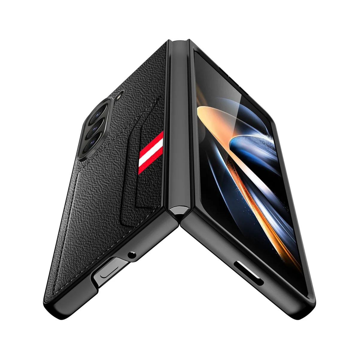 Protective Leather Bag Case for Samsung Galaxy Z Fold 7 6 5 5G fold7 Fold5 Fold6 Fold 4 3 2 Fold4 Fold3 Fold2 Card Slot Cover - Image 4