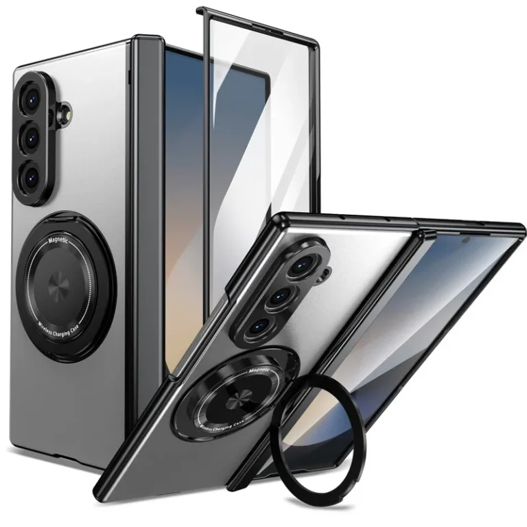 Magsafe Magnetic Phone Case 360°Full Screen Protect Case For Samsung Galaxy Z Fold 7 6 5 4 3 SE W25 Fold7 5G Ring Holder Cover