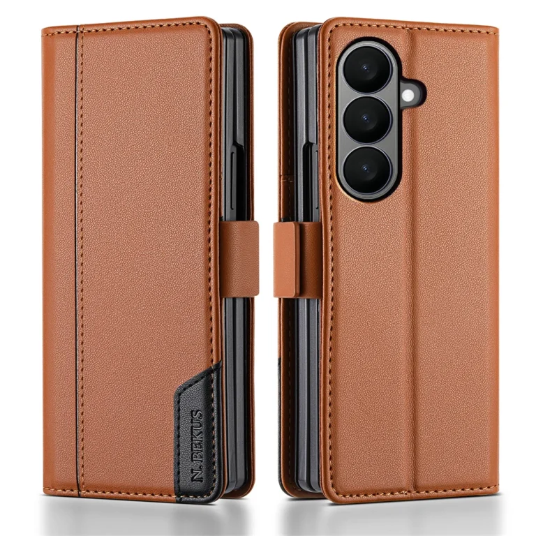 | Wholesale Price at Gaffar India Luxury Leather RFID Wallet Cards Solt Phone Case for Samsung Galaxy Z Fold 7 6 5 4 3 Fold6 Fold7 Flip Magnetic Protective Cover