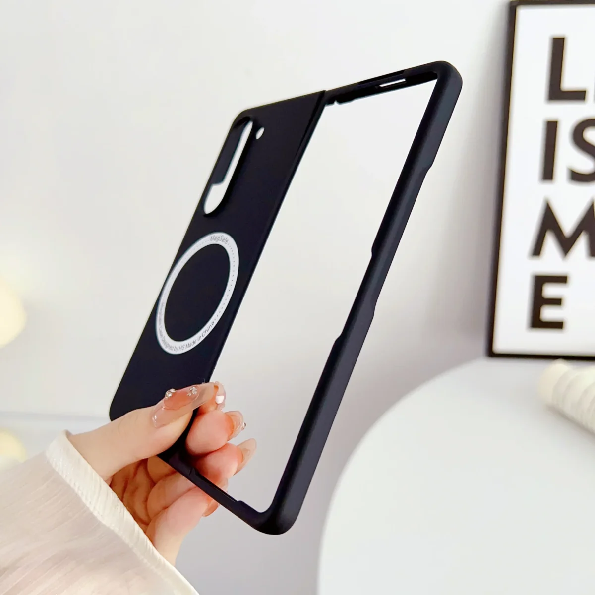 Business Sold Skin Feel Case for Samsung Galaxy Z Fold 5 5G Magsafe Magnetic Wireless Charging Fold3 Fold 6 Cover Z fold 4 Funda - Image 2