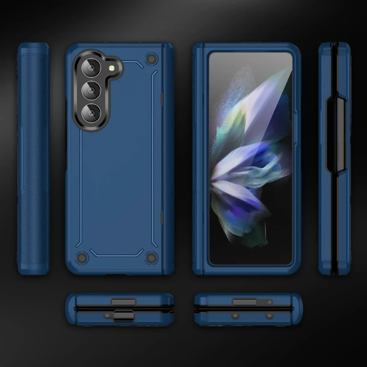 Anti-Falling Phone Bag Armor Case for Samsung Galaxy Z Fold 5 6 fold6 Fold5 Zfold5 5G Hinge Protective Cases - Image 6