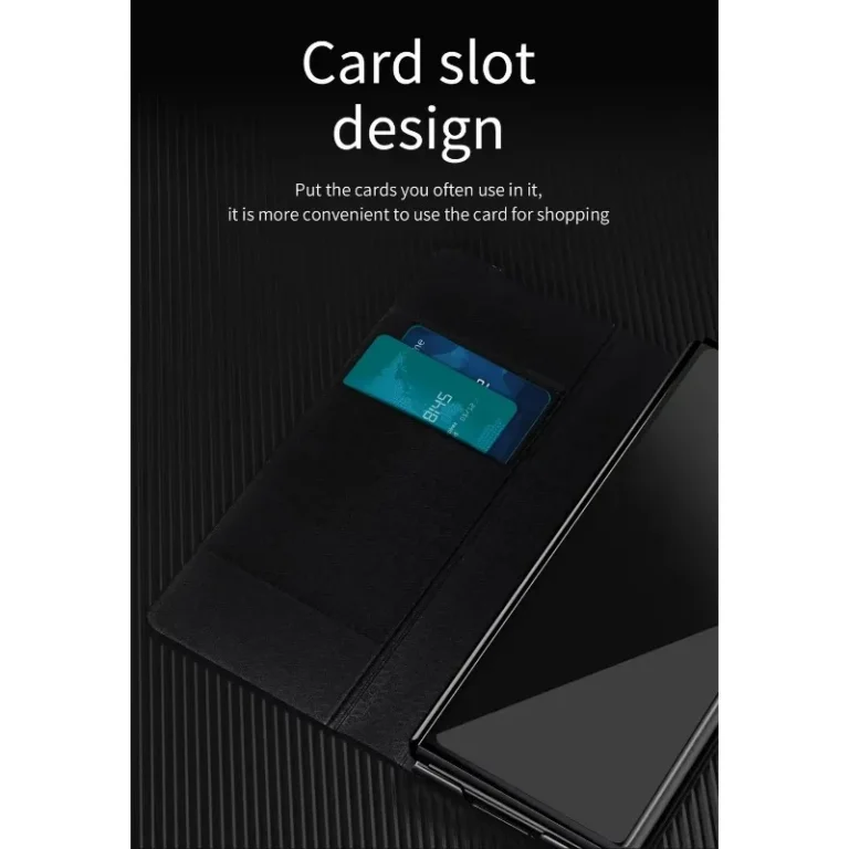 | Wholesale Price at Gaffar India Business Leather Built-in Card Slot Folding Stand Case For Samsung Galaxy Z Fold 7 6 5 4 3 Slim Durable Shockproof Protect Cover