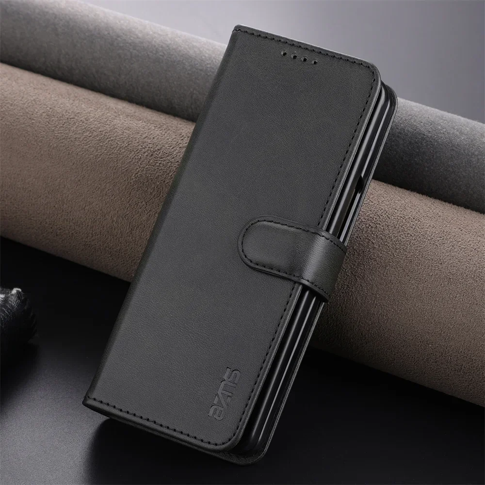 | Wholesale Price at Gaffar India Flip Phone Case for Samsung Galaxy Z Fold6 5 4 3 Fold5 Fold4 Fold3 5G Card Slot Holder Kickstand Wallet Shockproof Leather Cover