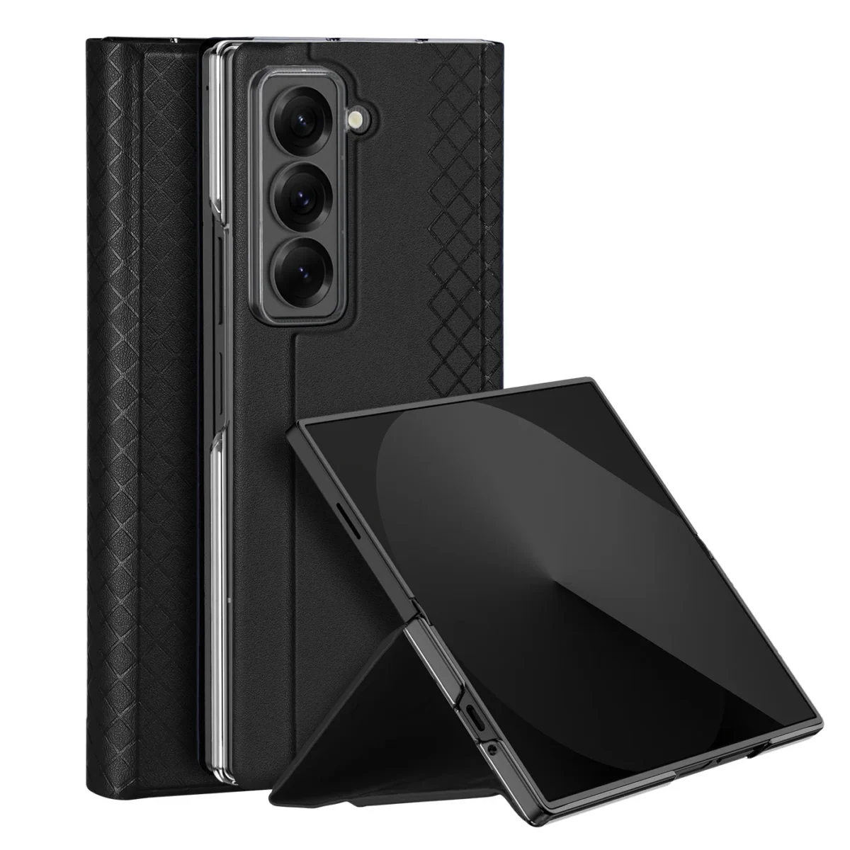 Magnetic PU Leather Book Phone Case Cover On For Samsung Galaxy Z Fold 5 6 7 SE Special Edition W25 5G Global ZFold Fold7 FoldSE