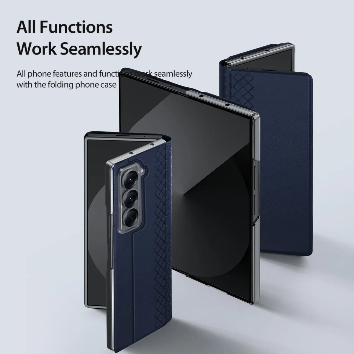 Magnetic PU Leather Book Phone Case Cover On For Samsung Galaxy Z Fold 5 6 7 SE Special Edition W25 5G Global ZFold Fold7 FoldSE - Image 4