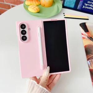Matte Pc Shockproof With Pen Slot With S Pen Phone Case For Samsung Galaxy Z Fold 7 6 5 4 3 Fold7 Z Fold 7 6 Protective Cover Featured