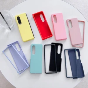 Soft Silicone Case For Samsung Galaxy Z Fold 6 5 4 3 Multi Color Shockproof Phone Cover Shell