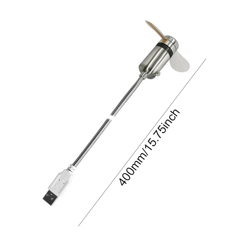 | Wholesale Price at Gaffar India Portable Clock Fan RGB LED Night light 5V USB Hand Fan Real Time Temperature Display Metal Mini Fan for PC Laptop Desktop Cooler - Image 6