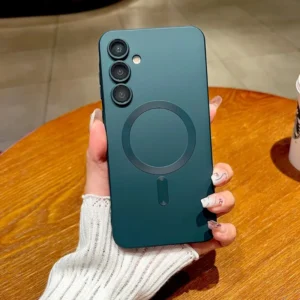Simple Liquid Silicone Magnetic Case For Samsung Galaxy A17 07 56 55 54 36 35 26 25 16 06 TPU Shockproof Magsafe Protector Cover