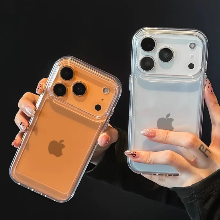 | Wholesale Price at Gaffar India Luxury Clear Hard Acrylic Phone Case For iPhone 17 Air 16 15 14 13 12 11 Pro Max XS XR X Plus Soft Shockproof Bumper Cover