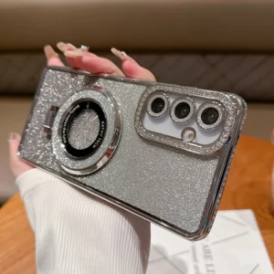 Luxury Magnetic Stand Shockproof Case For Samsung Galaxy A56 A55 A54 A36 A35 A34 A26 A25 A16 A15 A06 5G Glitter Diamond Cover