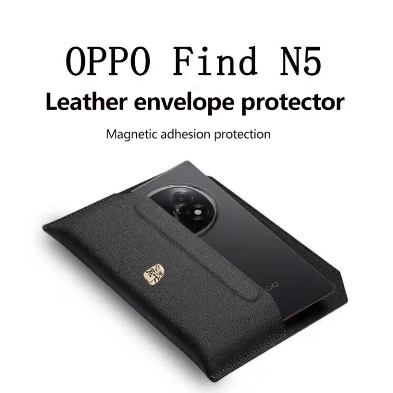 | Wholesale Price at Gaffar India Ultra Thin Envelope Leather Case For OPPO Find N5 FindN5 5G Handbag Protective Bag Cover For OPPO Find N3 N2 N Oneplus Open
