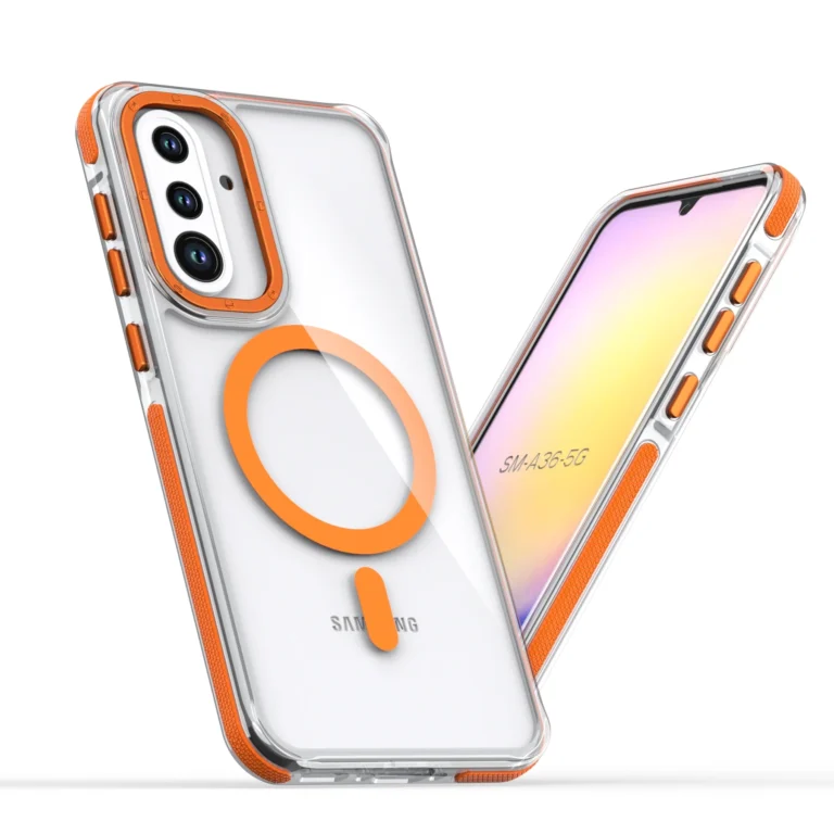 | Wholesale Price at Gaffar India Luxury Magnetic Clear Case for Samsung Galaxy A56 A17 A07 A36 A26 A16 A06 A55 A35 A25 A15 A05 A05S A54 A53 A24 A34 Magsafe Cover
