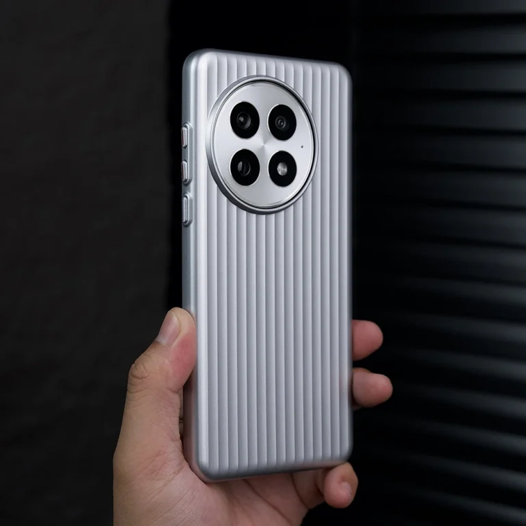 Case For OnePlus 13 13R 12 12R ACE5 Pro Luxury PC Hard Luggage Stripe Back Cover For OnePlus 13 13R 12R Shockproof Bumper Funda