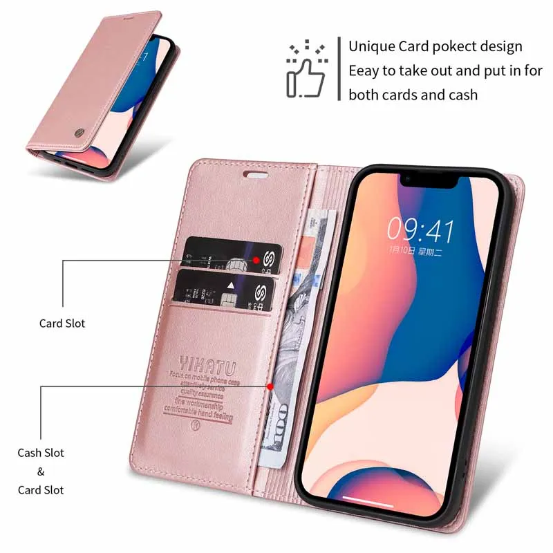 | Wholesale Price at Gaffar India Strong Magnet Leather Case For Oneplus 12 13 12R 13R 13T One plus 13 R 1+13 OnePlus13 Bussiness Flip Wallet Card Phone Cover - Image 6
