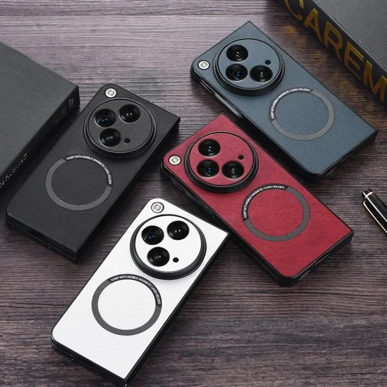| Wholesale Price at Gaffar India Funda For OPPO Find N3 Case Magnetic PU Leather + TPU Protective Back Wireless Charging Cover for OnePlus Open
