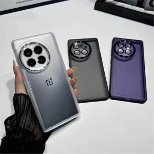 Luxury Glitter Transparent Magnetic Ring Stand Case For Oneplus 13R 13 12R 12 11R 11 TPU Soft Silicone Shockproof Protect Cover