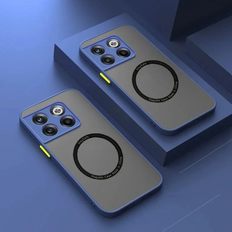 | Wholesale Price at Gaffar India For Magsafe Luxury Silicone Phone Case for Oneplus 12 11 9 R RT 8 7 10 10T Pro Magnetic Wireless Charging Cover - Image 2