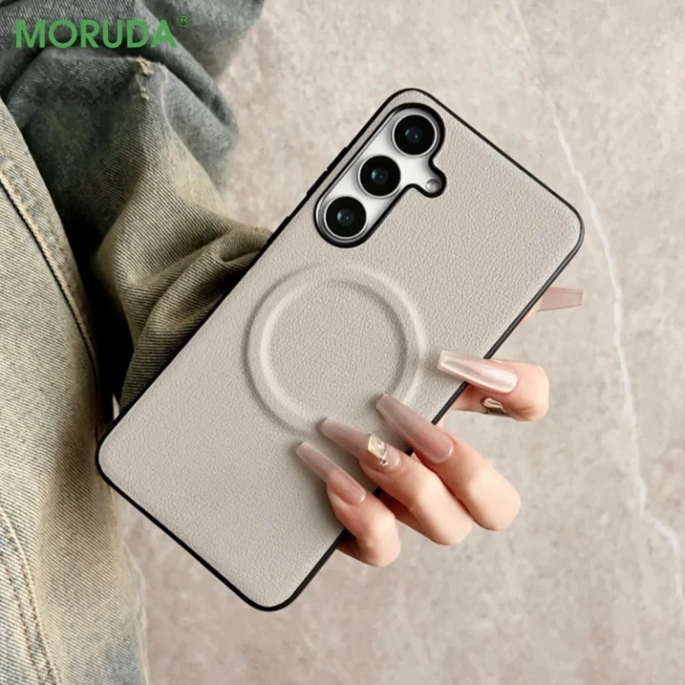 | Wholesale Price at Gaffar India Luxury Magsafe Leather Case For Samsung Galaxy S22 S23 S24 S25 Ultra Plus A56 A36 A16 Magnetic Charging Shockproof PU Soft Cover